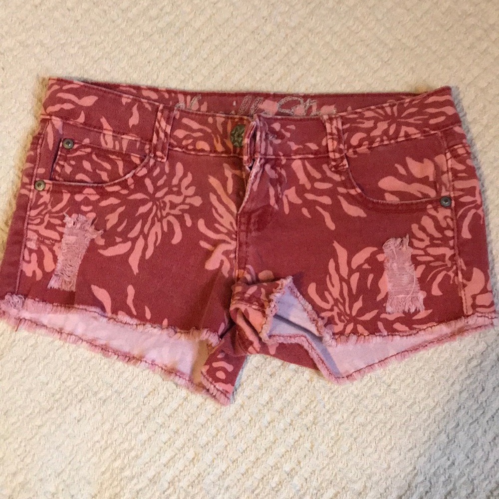 Floral print shorts
